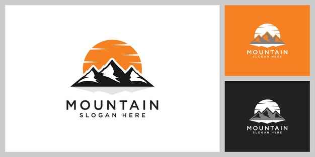 Mountain logo vector design template