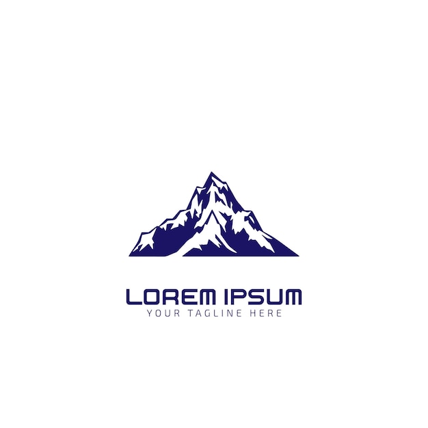 Вектор логотипа горы Иллюстрация шаблона логотипа горы значок вектора горы