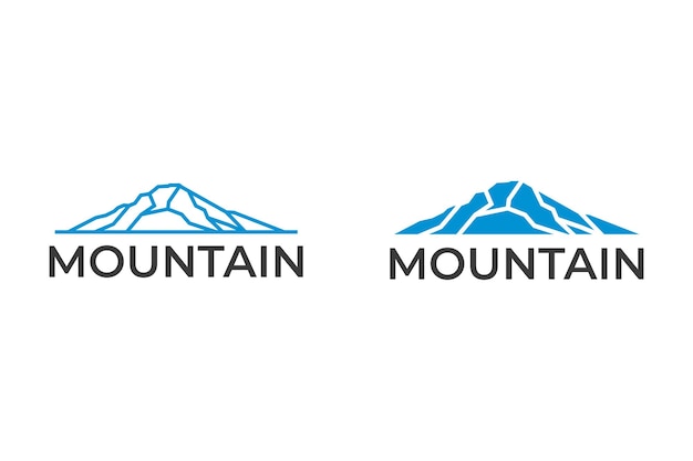 Mountain logo vector illustration