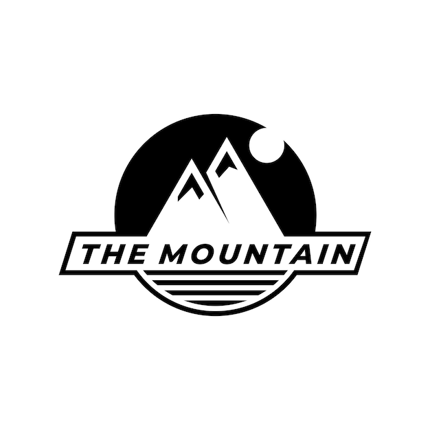 Mountain logo and vector