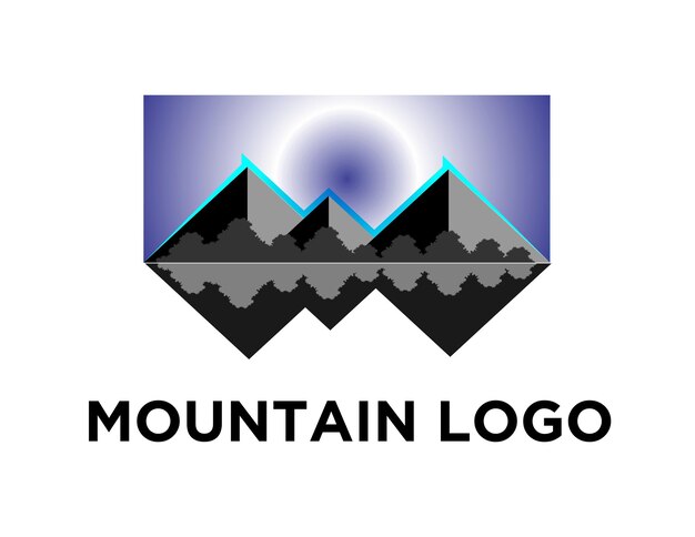 Vector mountain logo