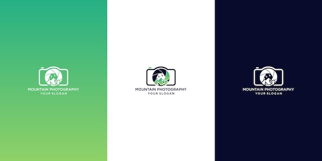 mountain photography logo design