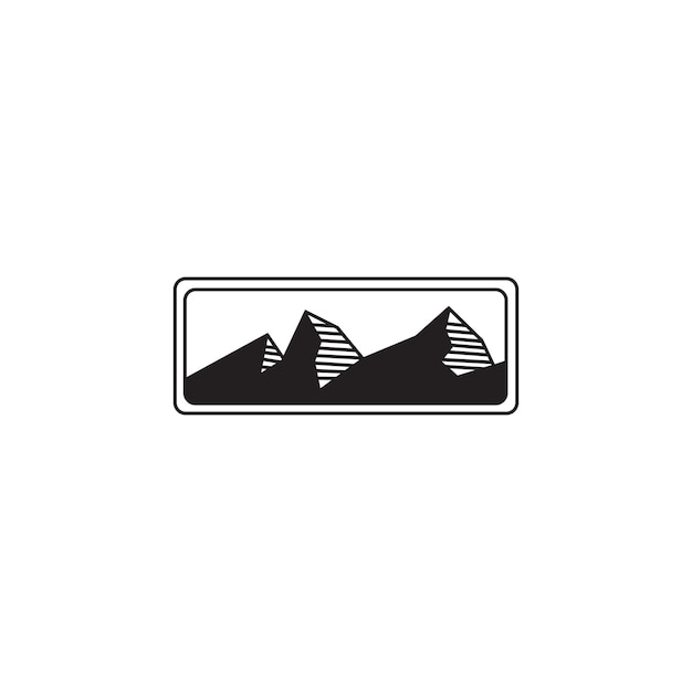 Mountain picture icon