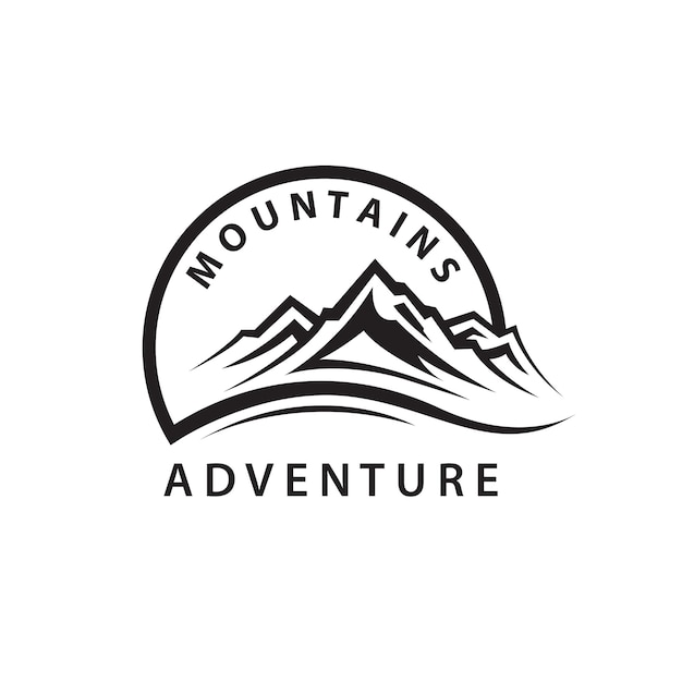 mountain range emblem