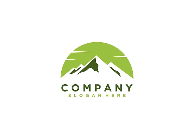 Mountain Retro Logo Design Template Inspiration, Vector Illustration, Mountain Logo.