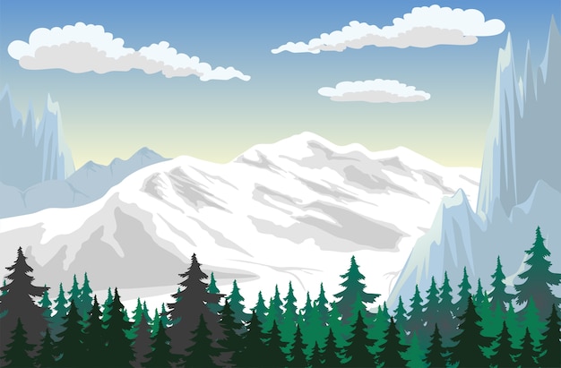 Mountain scene