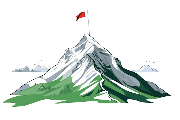 Vector mountain silhouette set rocky mountains icon or logo collection vector illustration ountains set
