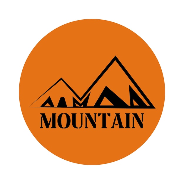 Vettore design t-shirt da montagna