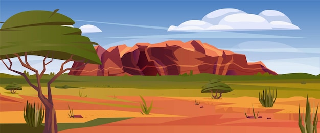 Paesaggio di montagna urulu australia