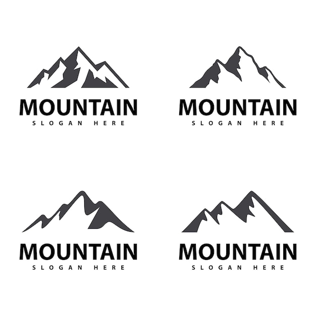 mountain vector icon design template