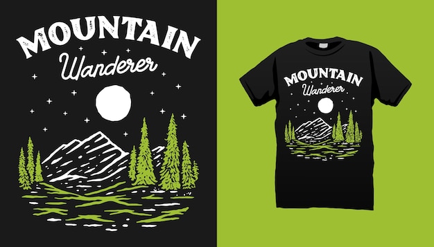 Mountain wanderer tshirt 