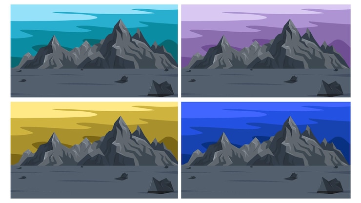 Vector the mountain