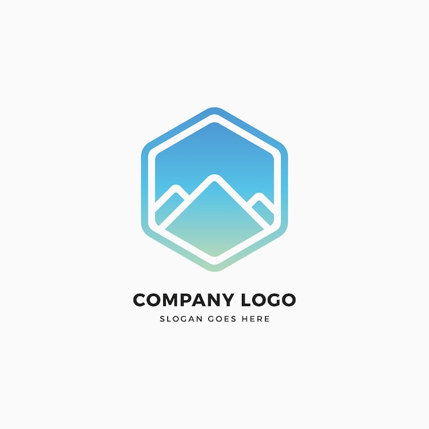 Mountains Logo Design Template