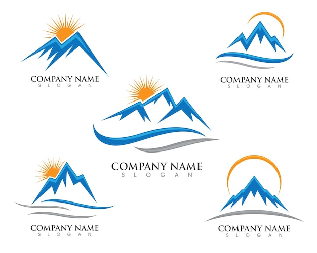 Mountains Logo Template