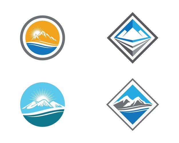 Mountains Logo Template