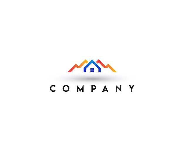 Mountains real estate logo