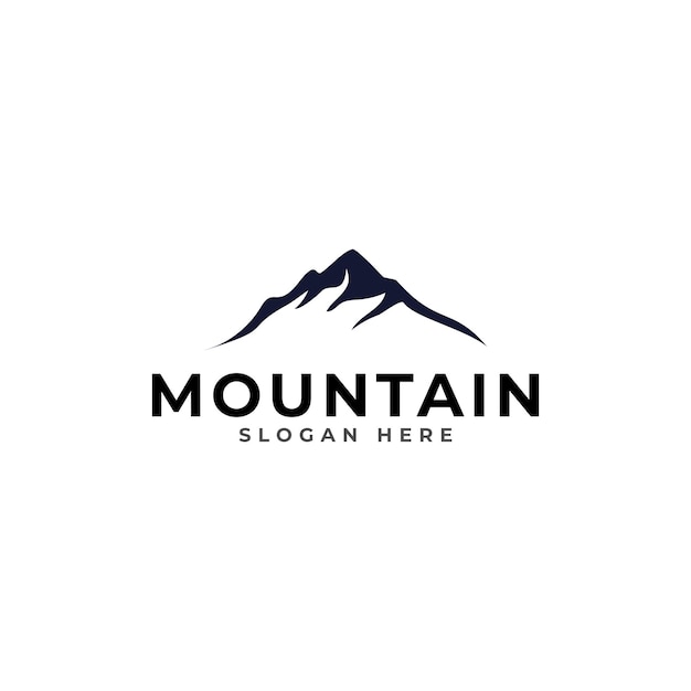 Mountains Vector Logo Template Can be used in agencies design studios architectural studies