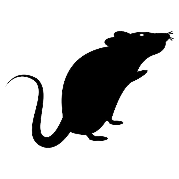 Mouse animal symbol simple iconillustration design template