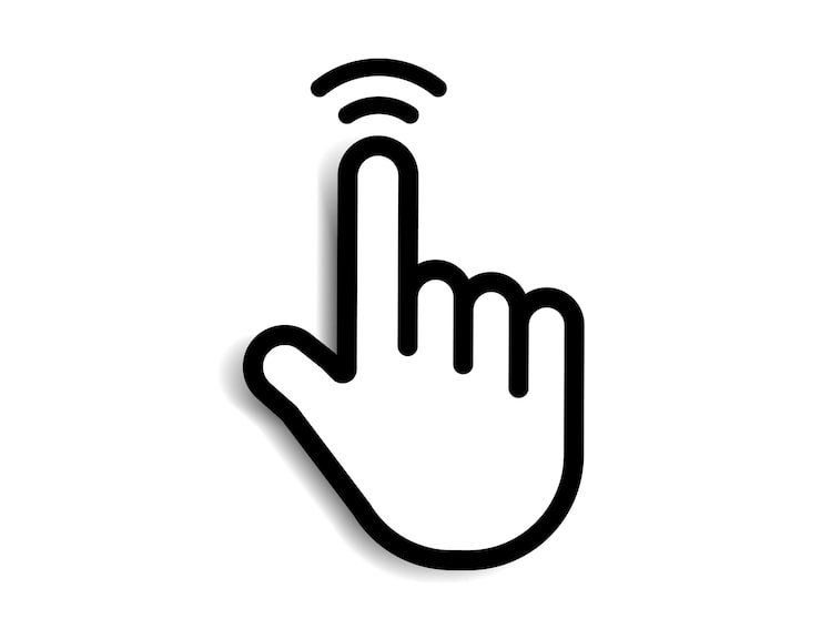 Vector mouse click cursor set hand cursor click icon mouse pointer set arrow cursor pointer click icon