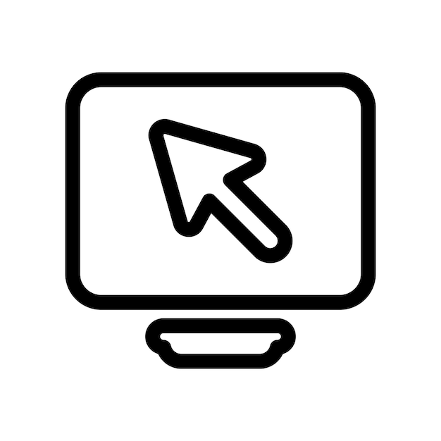 Vector mouse cursor icon