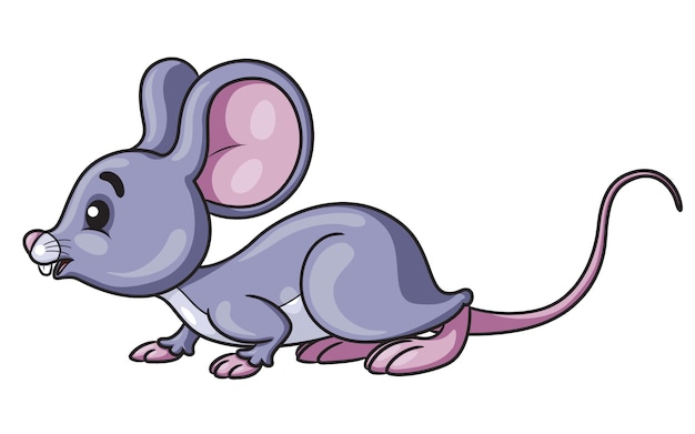 Vector mouse cute cartoon