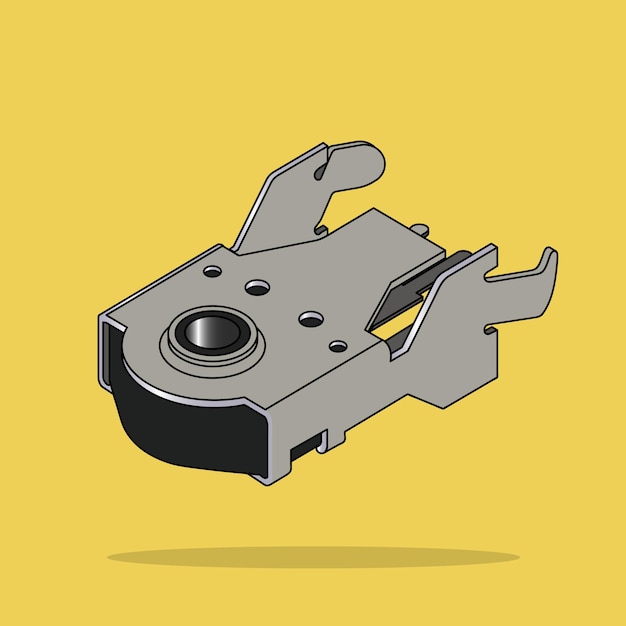 Mouse Encoder EC10 icon illustration industry object icon concept isolated flat cartoon style