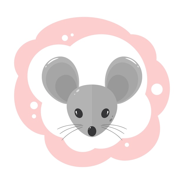 Vector mouse head