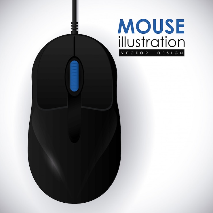 Vector mouse icon design 