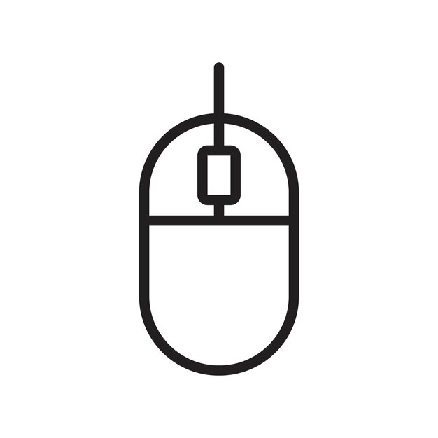 マウスのアイコンの概要設定サイン