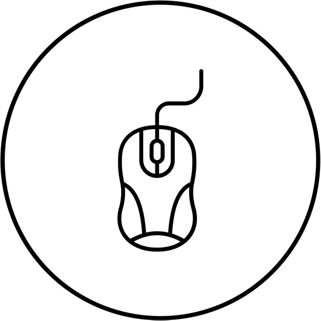 Vector mouse icon