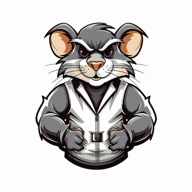 Premium Vector | Mouse mascot