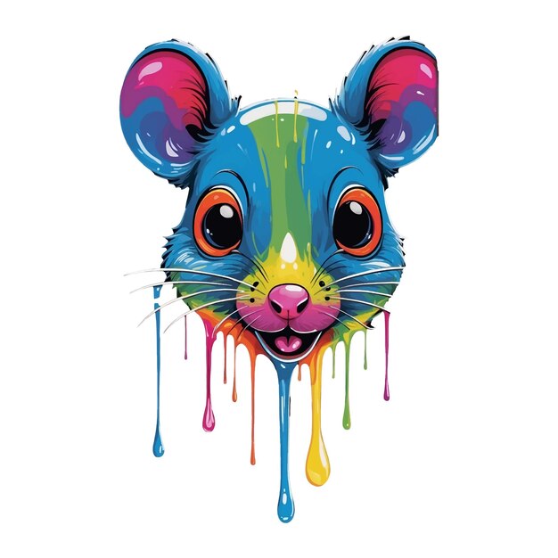 Постер MOUSE NEONPUNK