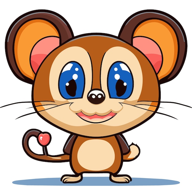 Vector mouse vector illustration cartoon