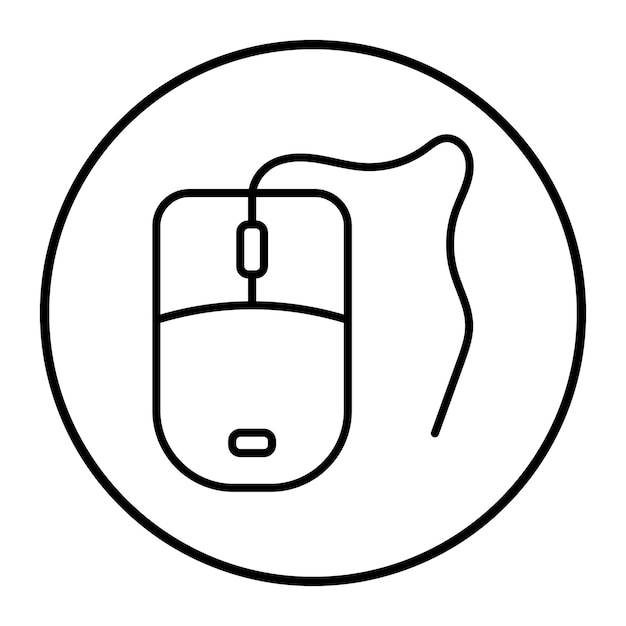 マウスのベクトルイラスト