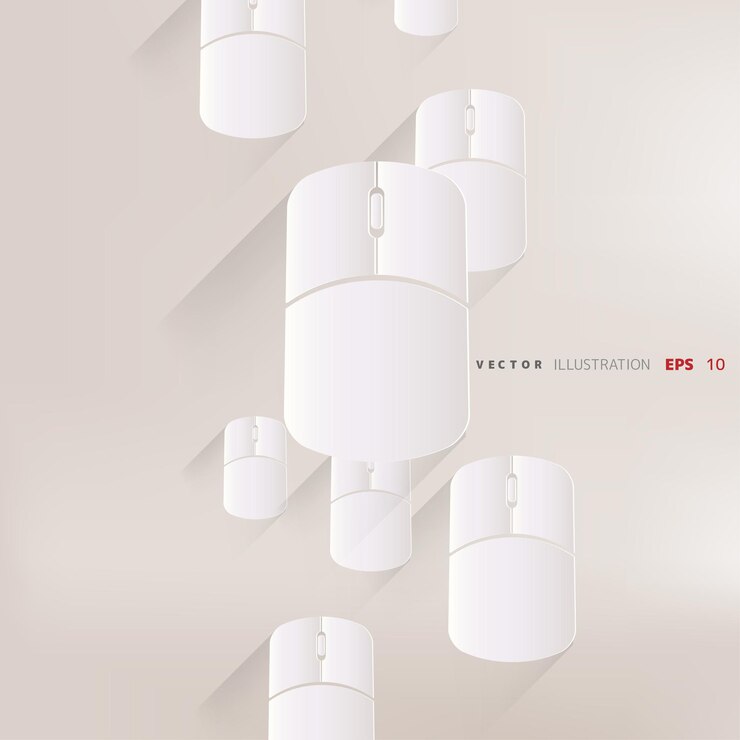 Vector mouse web icon