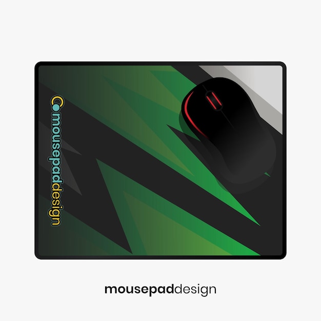 Vector a mousepad with a mouse design on it