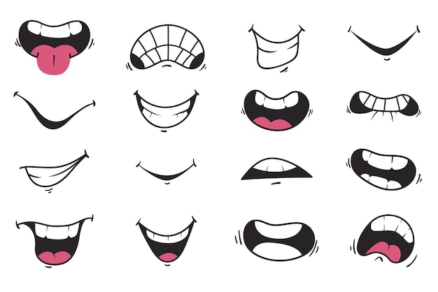 Mouth Cartoon PNG, Vector, PSD, and Clipart With Transparent