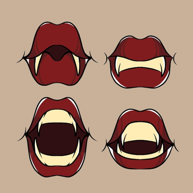 Mouth vector illustration