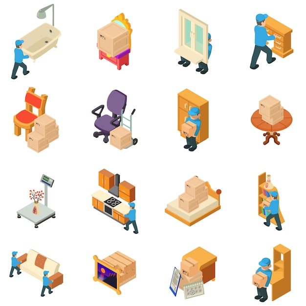 Move icon set