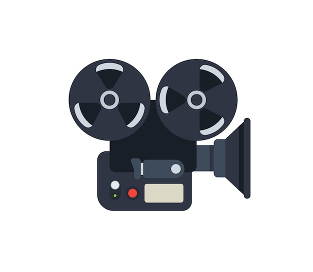 Movie Camera vector isolated icon. Emoji illustration. Movie Camera vector emoticon