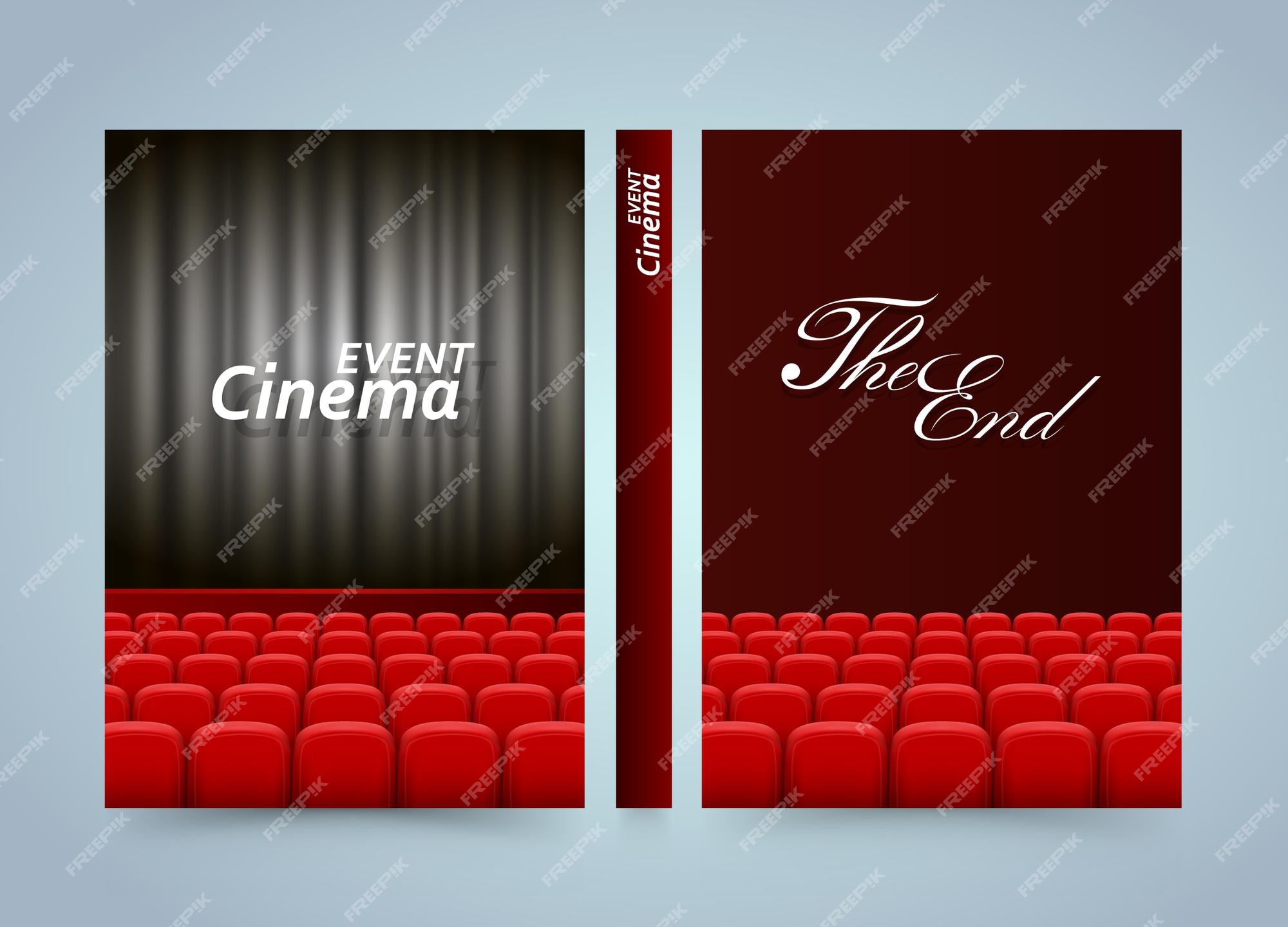 Premium Vector | Movie cinema premiere poster design. banner film book. a4  size paper, template design element, vector background