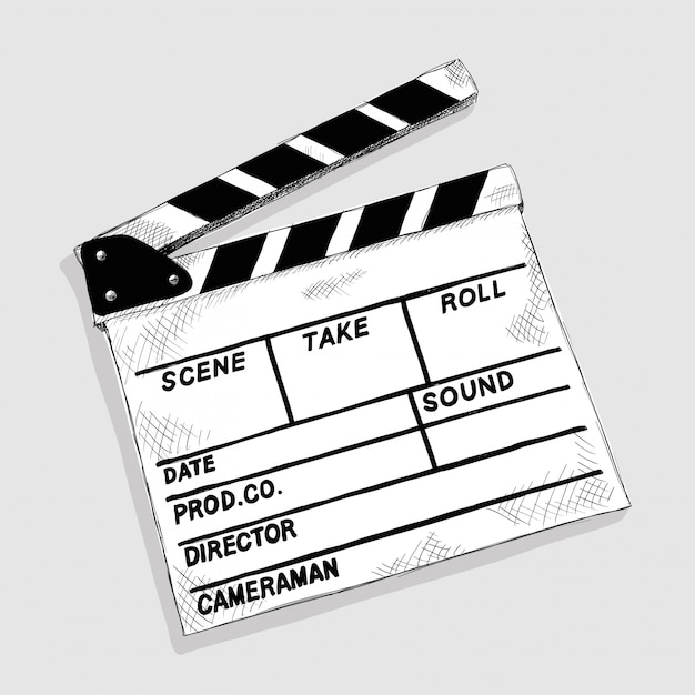 映画クラッパーボード。