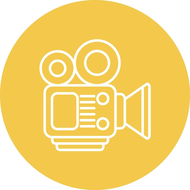 Movie making icon vector image can be used for creativity