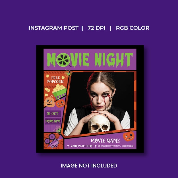 Movie Night Socials Media