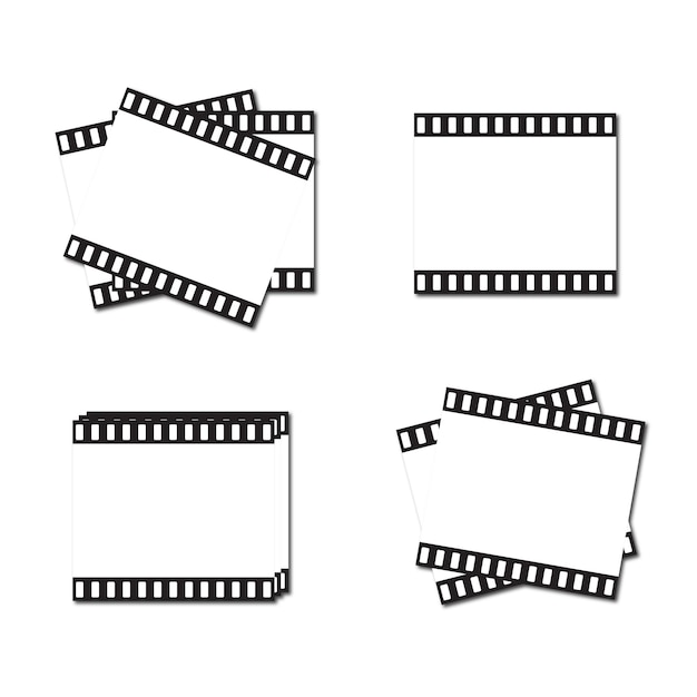 Illustrazione di vettore di progettazione del telaio della foto del film