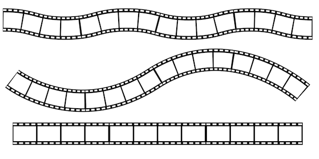 Movie tapes. Film strip. Vector illustration. EPS 10.