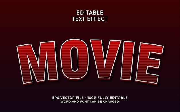 映画のテキスト効果