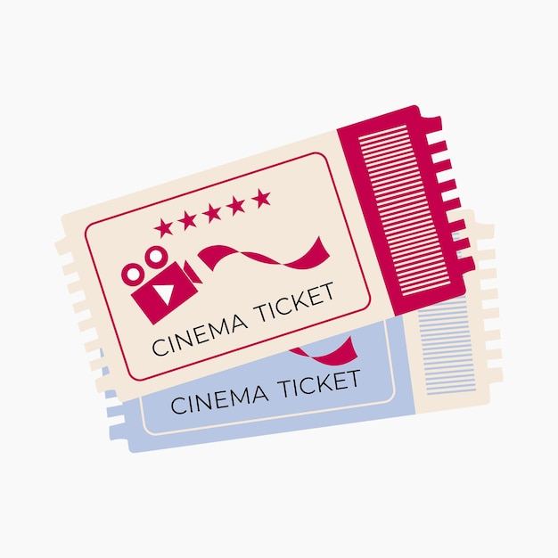 Movie tickets illustration