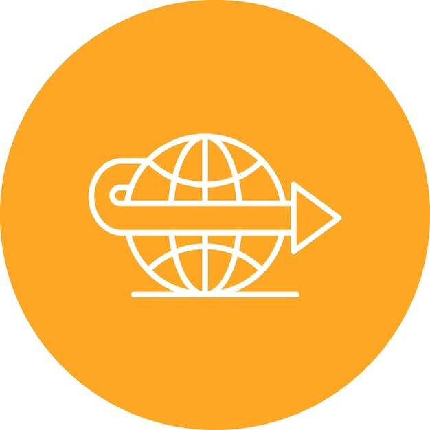 moving forward icon vector image can be used for the future