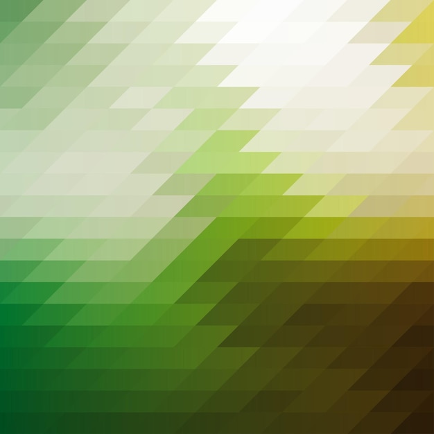 Mozaïek achtergrond. groen en geel geometrisch mozaïek. vector illustratie.